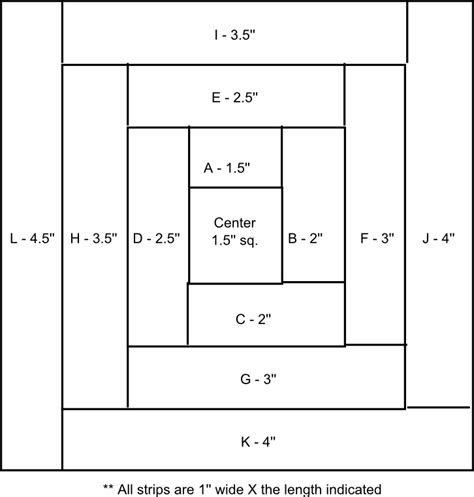Image result for Log Cabin Quilt Block Pattern 12