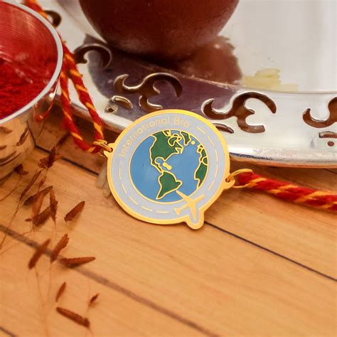 International Bro Metal Rakhi Online from Tinyminymo
