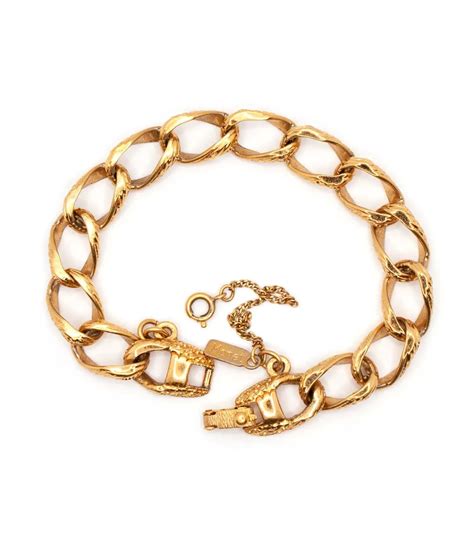 Vintage 1960s Gold Tone Monet Link Bracelet | Gadelles VIntage