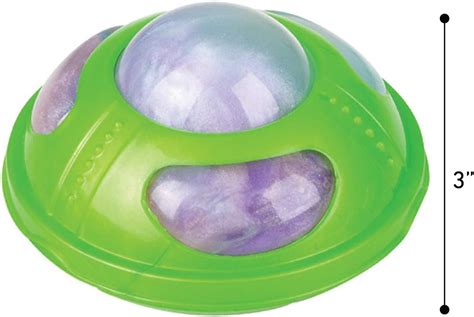 Buy Mozlly UFO Alien Spaceship Rainbow Slime Monster Putty Sci-Fi ...