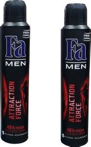 FA ATTRACTION FORCE (PACK OF 2) Deodorant Spray - For Men - Price in ...