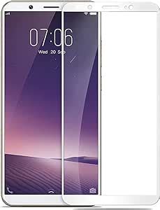 IMENBA Tempered Glass for Vivo V7 (White) Gorilla Glass Edge-to-Edge 6D ...