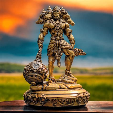 Panchmukhi Hanuman Ji – Guardian of Five Energies- Car dashboard ...