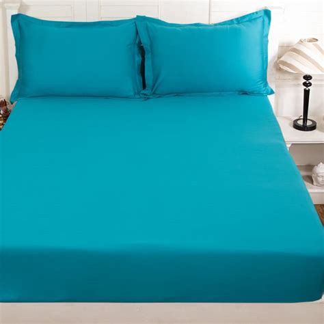 Buy MASPAR Solid 3-Piece Double Bedsheet Set - 275 x 224 cm from Maspar ...