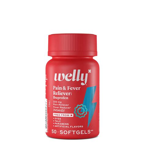 Welly Remedies Ibuprofen: OTC Pain & Fever Reliever for Fast Relief ...