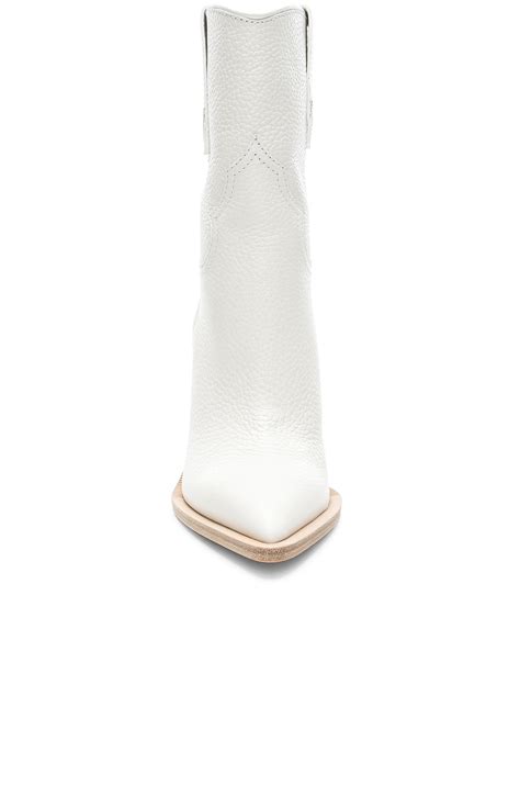 Fendi Cutwalk Western Boots in White | FWRD