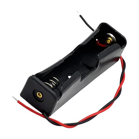 lixuesong ABS 18650 Battery Holder Case With Pre Installed Wires for Electronics Projects ...