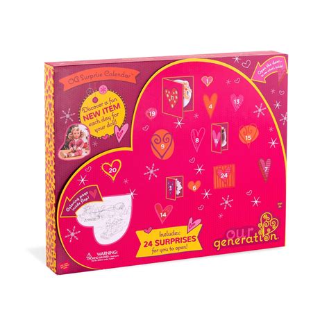 Our Generation - OG Surprise Calendar - Advent Calendar - 24 Surprises ...