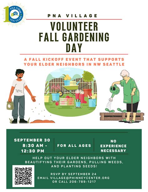 Help our neighborhood elders by volunteering for Fall Gardening Day ...