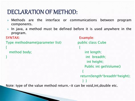 Image result for Class Method Command Java
