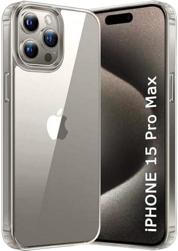 TheGiftKart Ultra-Hybrid Crystal Clear Back Case Cover for iPhone 15 ...