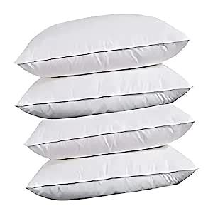 LEGAL FEBRIC Shree Balaji Enterprises Microfiber Soft White Pillows Set ...