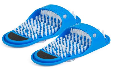 NIWRT Waterproof Manual Foot Cleaner Shower Slipper for All Age groups ...