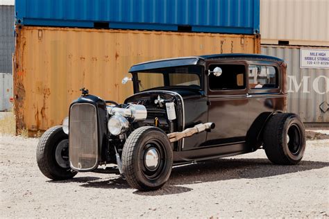 For Sale: A Coyote V8-Powered Ford Model A Tudor Hot Rod