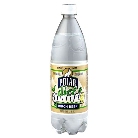 Polar Diet Birch Beer Soda 1 L Plastic Bottles - Pack of 12 - Walmart.com