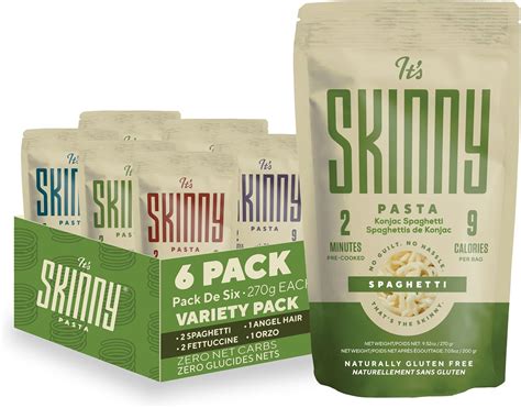 It’s Skinny Pasta Variety Pack - Pre-cooked Low Carb Pasta, Konjac ...