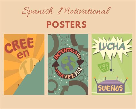 Spanish Classroom Posters