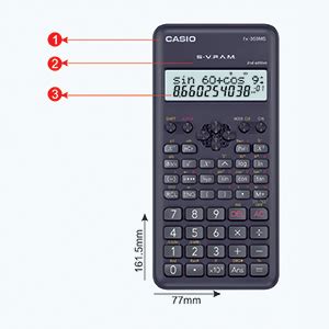 Casio Fx-350Ms 2Nd Gen Non-Programmable Scientific Calculator, 240 ...