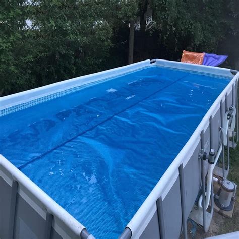 YXX Rectangle Inflatable Pool Cover with Grommets, India | Ubuy