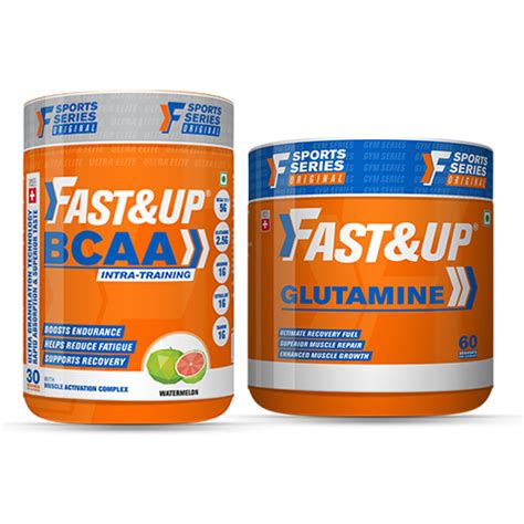 Buy Fast&Up BCAA - Watermelon & Glutamine Combo | Cyclop.in