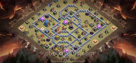 Best Anti 3 Stars War Base TH12 with Link, Anti Everything - Town Hall ...
