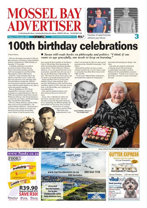 Get digital access to Mosselbay Advertiser - Mossel Bay Advertiser ...