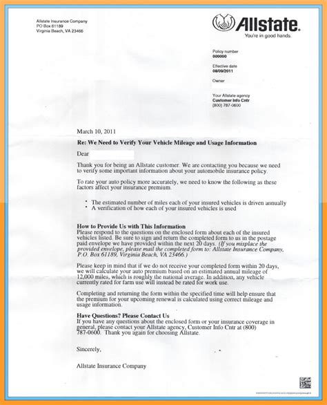 Auto Insurance in the United States: An Important Mail from Allstate
