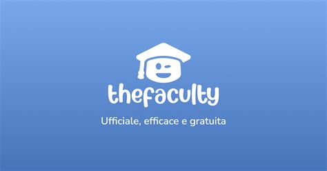 thefaculty app gratis preparazione e orientamento universitario