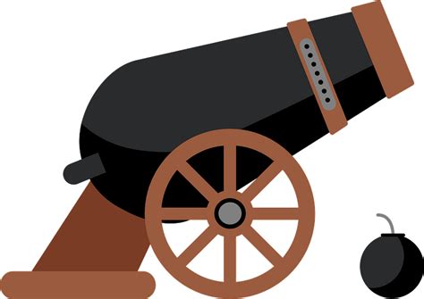 Pirate cannon clipart. Free download transparent .PNG | Creazilla