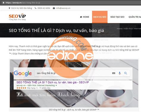 Dịch vụ SEO tổng thể cho website như thế nào ? | Dịch vụ SEO bền vững ...