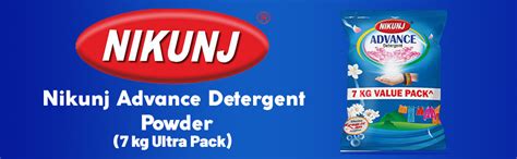 Nikunj Advance Detergent Powder, 7 kg Ultra Pack : Amazon.in: Health ...