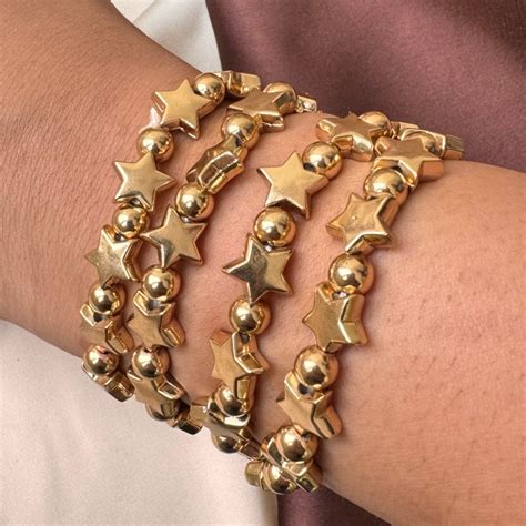 TFC Golden Galaxy Gold Plated Bracelet Set of 4