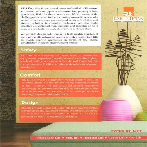 RK Lifts - lift installation in chennai