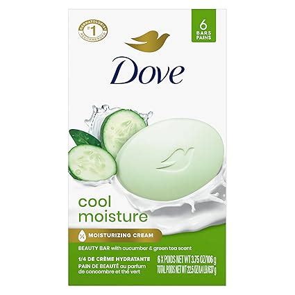 Dove Beauty bar soap pack of 6 (Cucumber & Green Tea) : Amazon.in ...