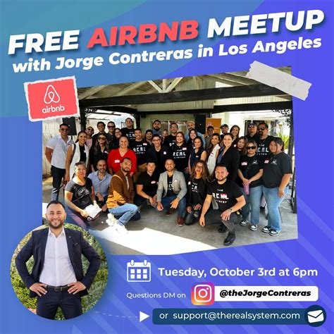 Free Airbnb Meetup with Jorge Contreras in Los Angeles