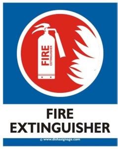 Dishasignage Fire-Extinguisher Emergency Sign Price in India - Buy ...