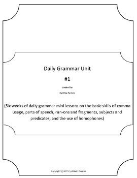 Image result for Grammar Mini-Lessons