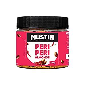 MUSTIN Peri Peri Almonds (210g) : Amazon.in: Grocery & Gourmet Foods