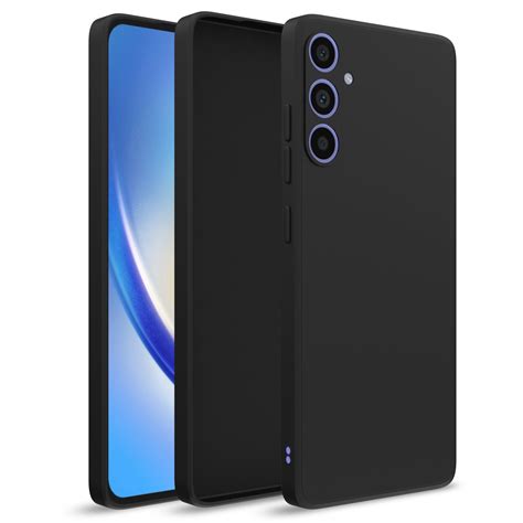 Samsung Galaxy A34 5G Liquid Silicone Back Cover-Black | Pikkme – pikkme