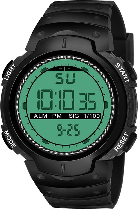 ON TIME OCTUS Plastic Digital Boy'S And Men'S Watch Digi-010 (Black ...
