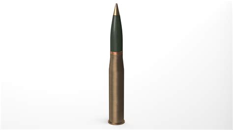 105 mm Caliber Fragmentation Projectile 3D model | 3D Molier International