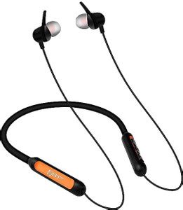 JEFFY Jingle Bluetooth 5.1Neckband Lightweight Snug-fit in-Ear ...