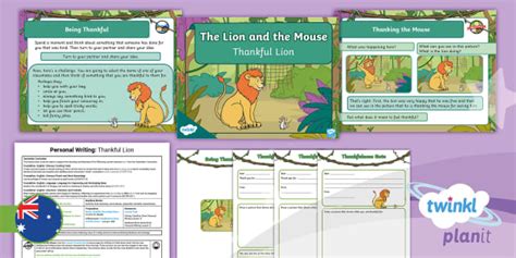 Foundation The Lion and the Mouse Personal Writing Lesson 3