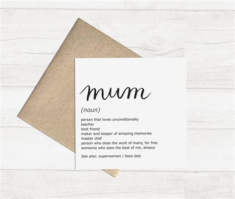 Mum Definition - Olicas Art and Design