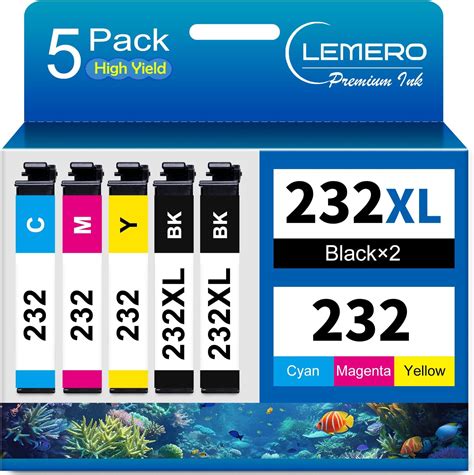 Amazon.com: Kolor Expert Remanufactured 232XL Ink Cartridges ...