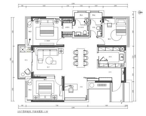 [浙江]125平户型样板间装修施工图设计-2018-住宅装修-筑龙室内设计论坛