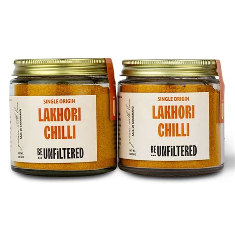 Be Unfiltered Yellow Chilli Powder, Freshly Milled from the Hills of ...