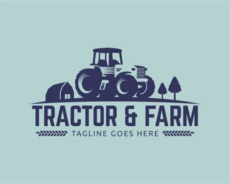 Tractor illustration or farm illustration, suitable for any business ...
