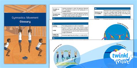CPD Glossary - Year 4 PE Gymnastics Lesson (teacher made)