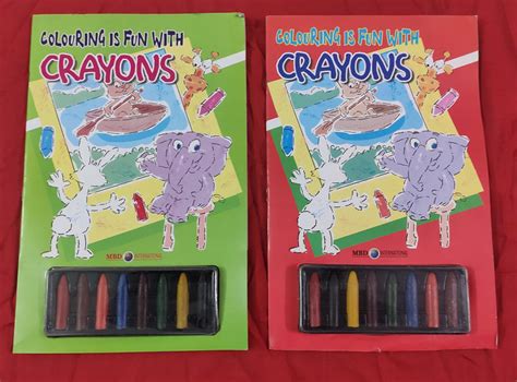 Coloring and Story Books | Pack of 6 Books | Free Crayons and Water Co